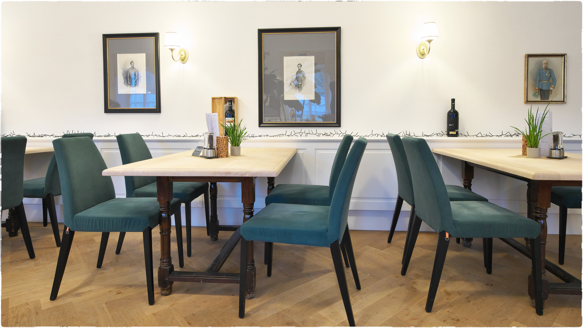 Das Restaurant im 1. Stock